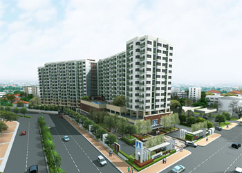 ให้เช่าคอนโดลุมพินี เพลส Lumpini Place Ramindra condo ราคา 21,000 / เดือน 2 ห้องนอน พื้นที่ 65 ตร.ม. ชั้น7 วิวสนามกอลฟ์ ด้านตะวันออก