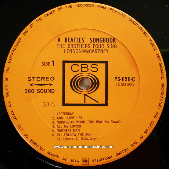 The Brothers Four Sing Lennon/McCartney - A Beatles Songbook