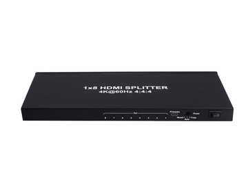 TM-SP07S 1x8 HDMI Splitter, HDCP2.2, Supports 3D, 4Kx2K@60Hz (YUV 4:4:4), 18G, HDR, EDID