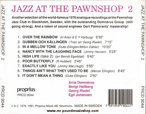 Arne Domnerus - Jazz at the Pawnshop 2