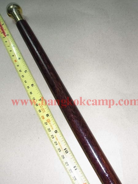 ไม้มงคลหายาก... ไม้ตะพด(ไม้แก่นมะขาม) หัว+ท้ายทองเหลือง ลายไม้สวย