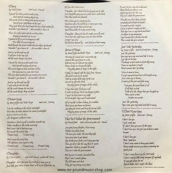 Bread - Baby I'm-A Want You