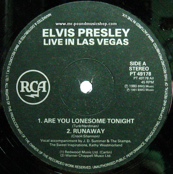 Elvis Presley - Live In Las Vegas