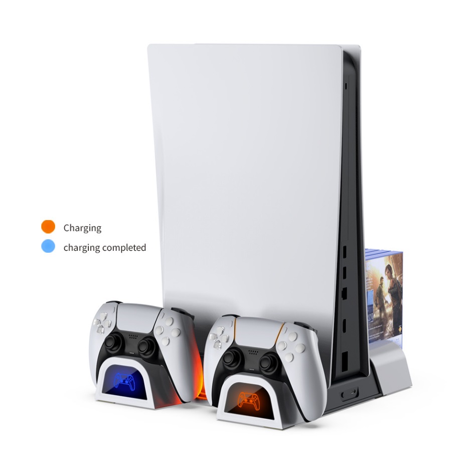 DOBE PS5 รุ่นแรก Multifunctional Cooling Stand แท่นวางเครื่อง แบบใส่แผ่นและดิจิตัล