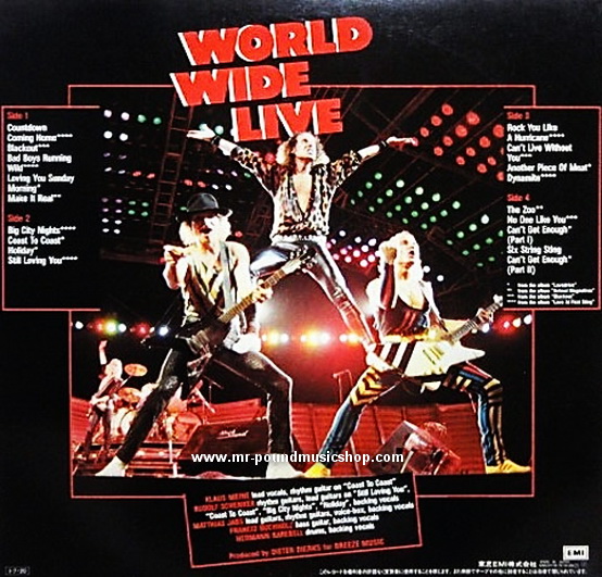 Scorpions - World Wide Live