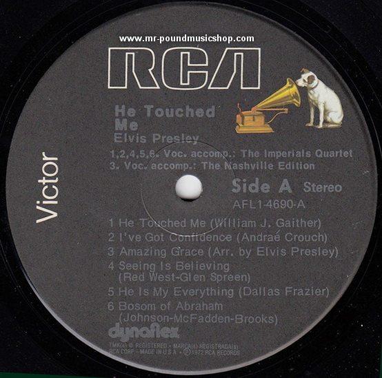 Elvis Presley - He Touched Me
