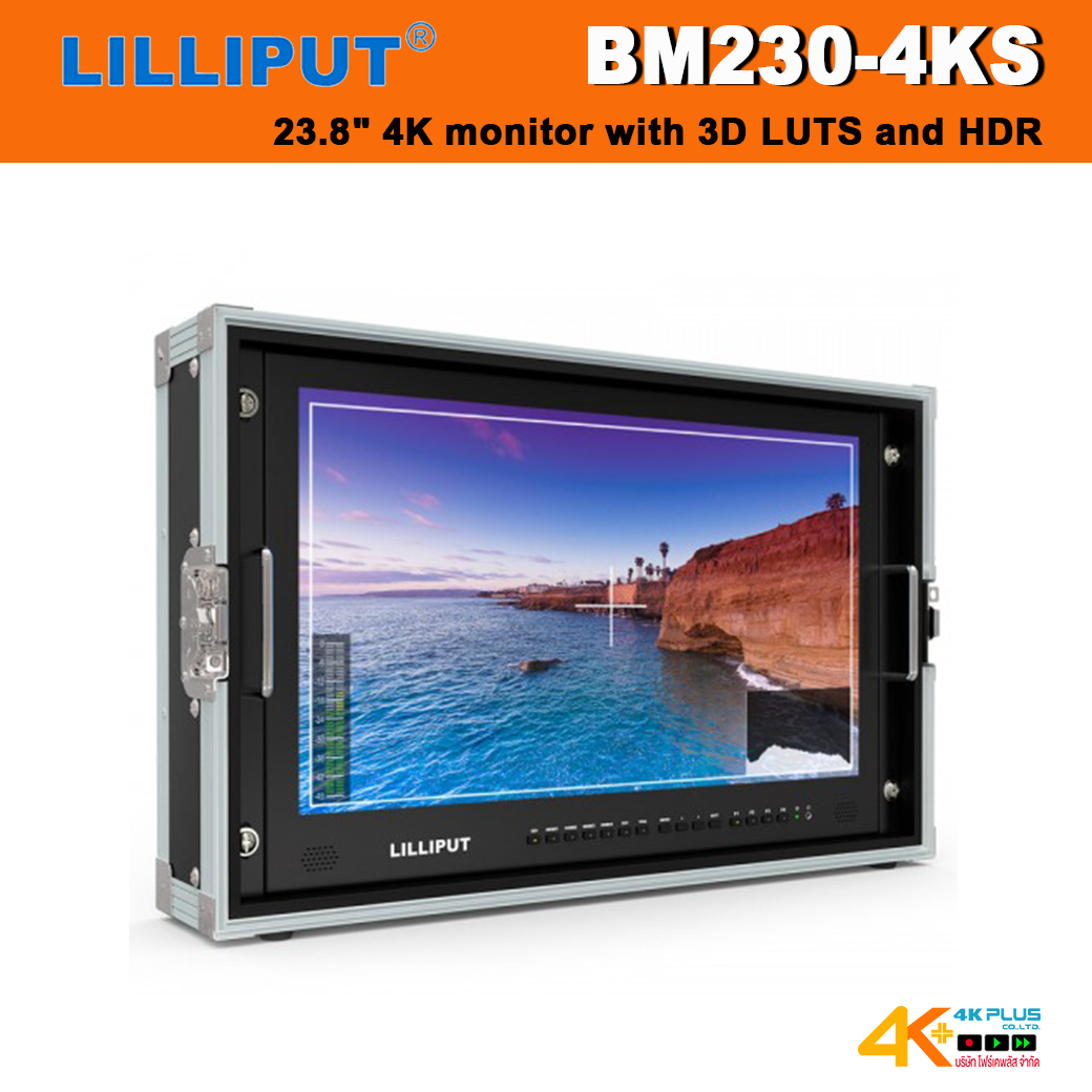 Lilliput BM230-4KS 23.8" 4K monitor with 3D LUTS and HDR