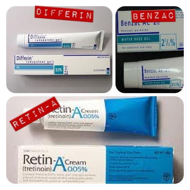 Differin Gel 0.1 15 g+ Benzac AC 2.5 60 ml. เบนแซค เอซี 2.5 60mlละลายหัวสิว สิวยุบเร็วทันใจ