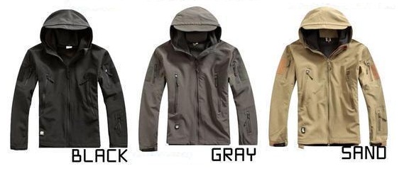 เสื้อกันหนาว กันลม กันฝน ตัวเดียวเอาอยู่ ทุกสภาพอากาศ...แนวTACTICAL เนื้อผ้า 3 ชั้น, ผ้าด้านนอกออกแบบมาให้กันน้ำ กันฝน กันหิมะ....มีHoodในตัว