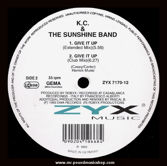KC And The Sunshine Band - Will You Love Me in The Morning / Give It Up