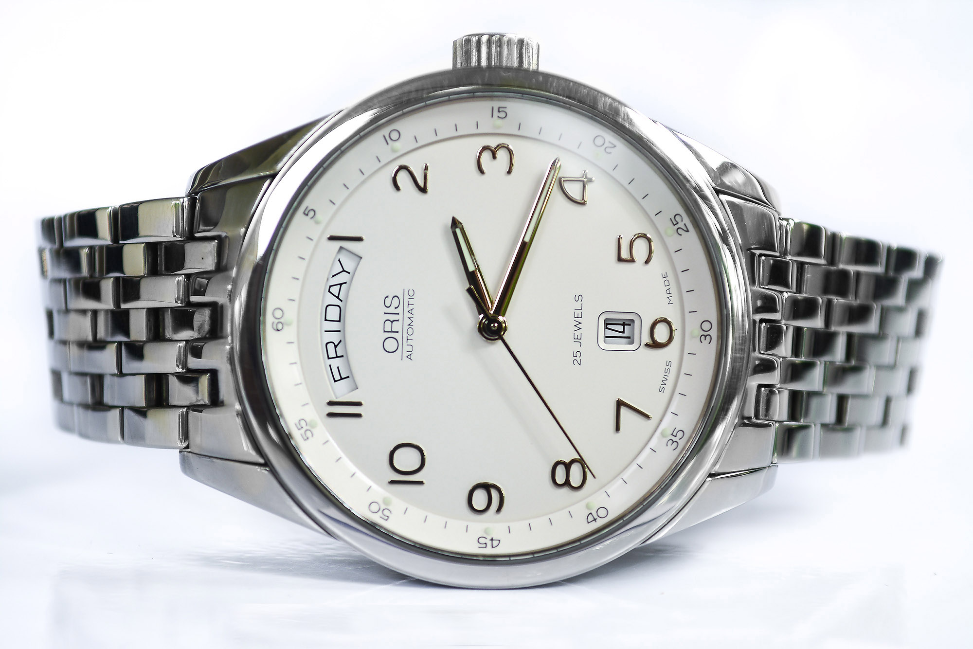 Oris Auto โลโก้แดง หน้าปัด 40 mm(Sold)