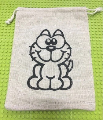 ถุงผ้าระบายสี แมว 18 - Eco Bag cat 18