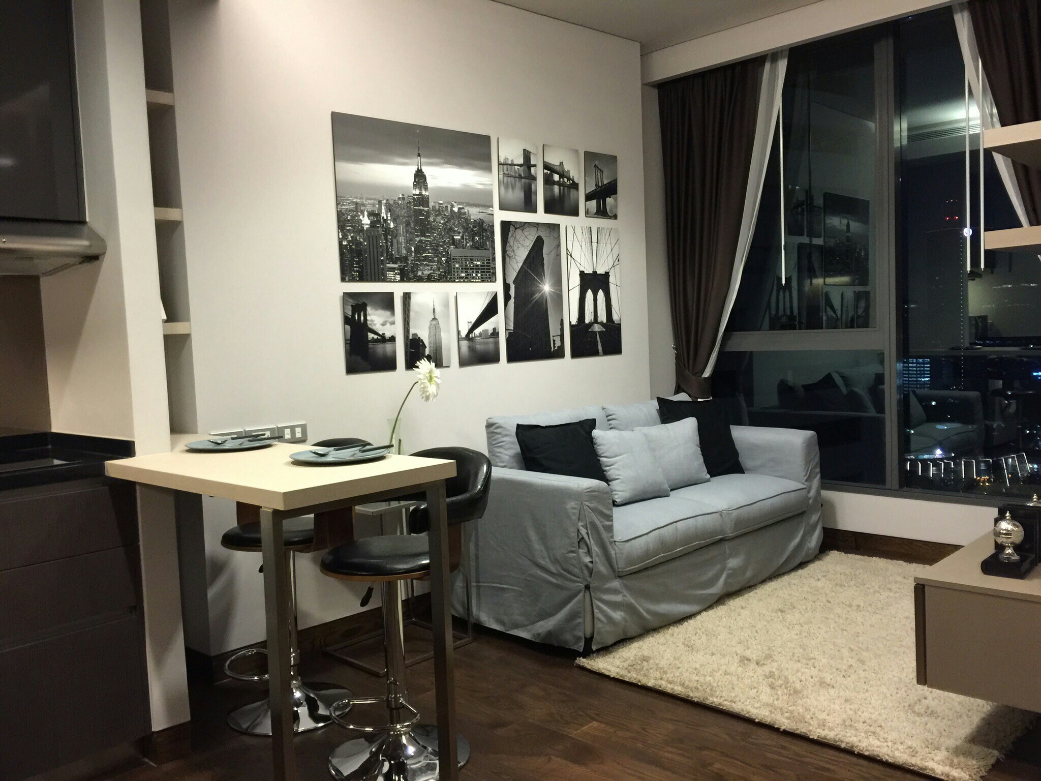 ให้เช่าคอนโด The Lumpini 24 (เดอะ ลุมพินี 24) 1 ห้องนอน 1 ห้องน้ำ Unit number 1804 ชั้น 18