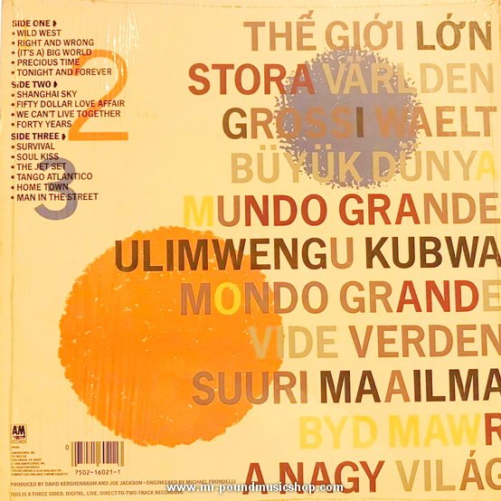 Joe Jackson - Big World