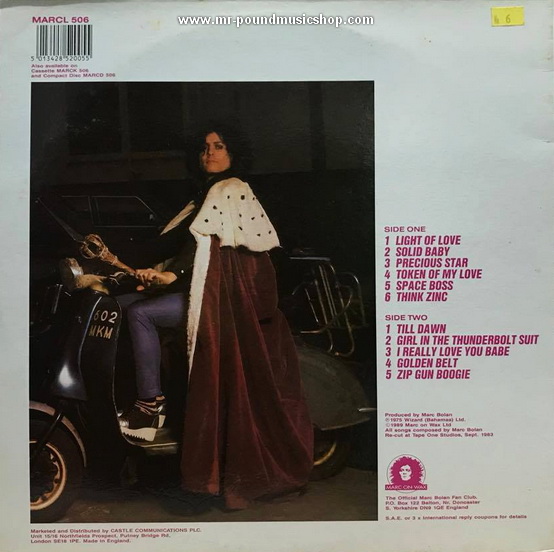 Marc Bolan and T. Rex - Bolan's Zip Gun