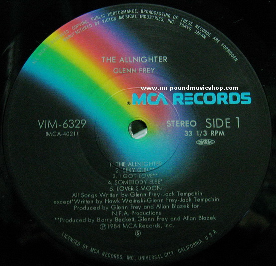 Glenn Frey - The Allnighter