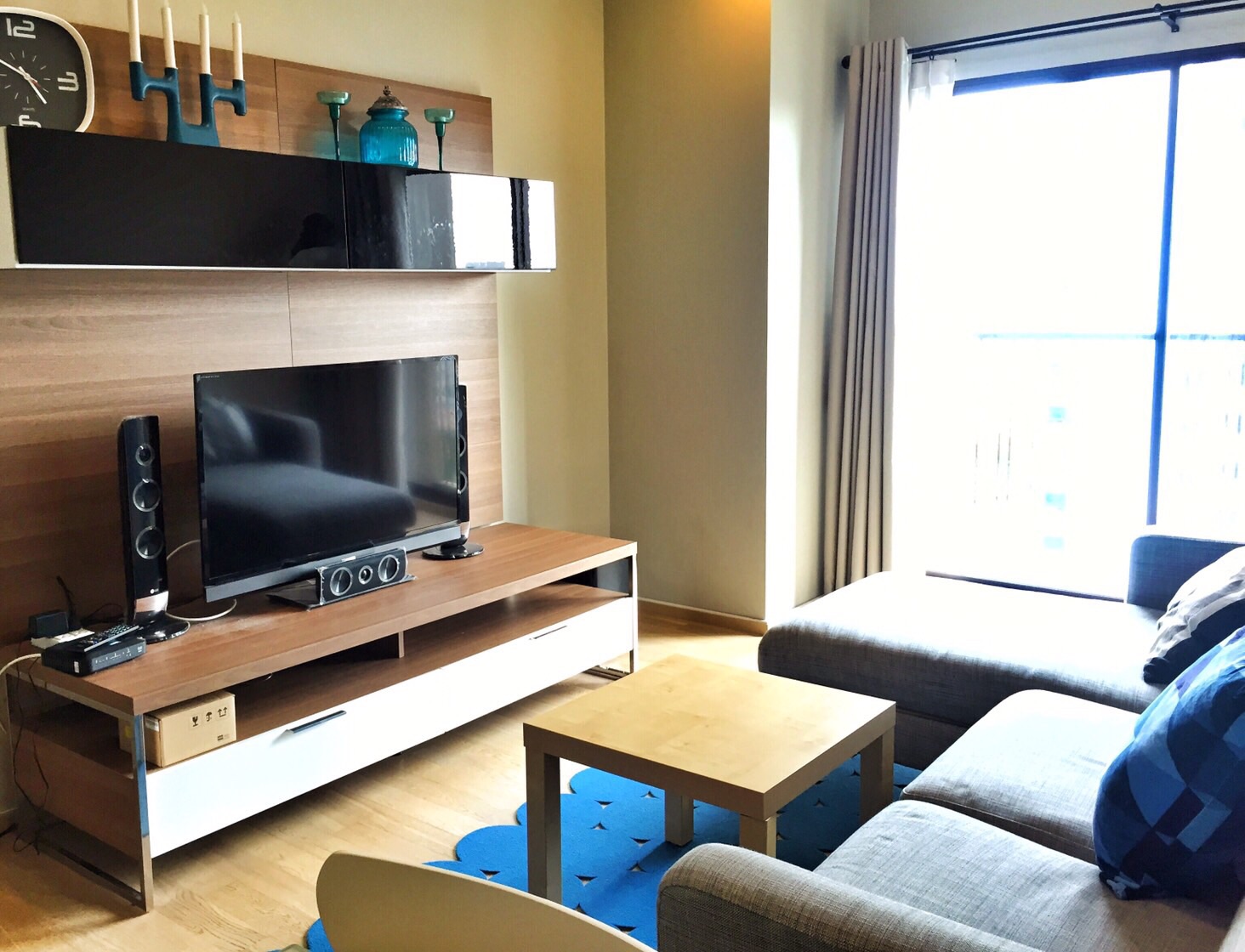 ให้เช่าคอนโดNoble Refine (โนเบิล รีไฟน์) 1 ห้องนอน 1 ห้องน้ำ ชั้น 12 A (ห้อง83) ขนาด 50 ตร.ม