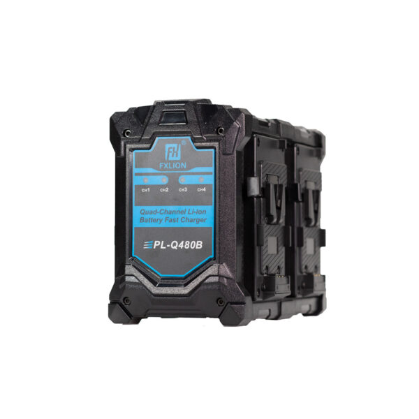 Fxlion PL-Q480B 4-Channel V-Mount quick charger Simulate