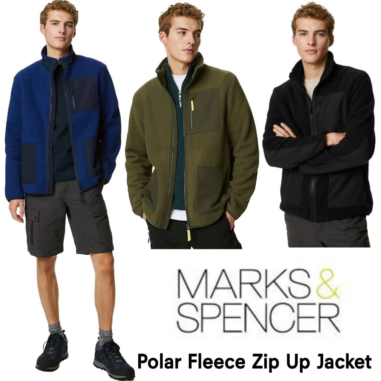 Marks & Spencer Polar Fleece Zip Up Jacket