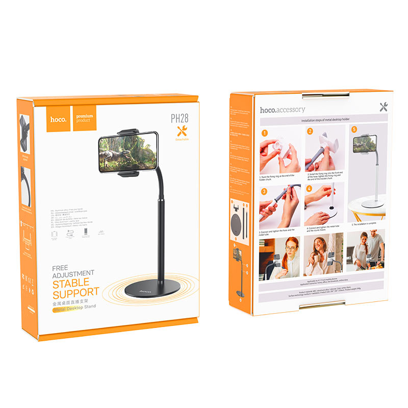 Hoco PH28 Desktop Stand - ขาตั้งมือถือ ที่วางมือถือสำหรับวางบนโต๊ะ
