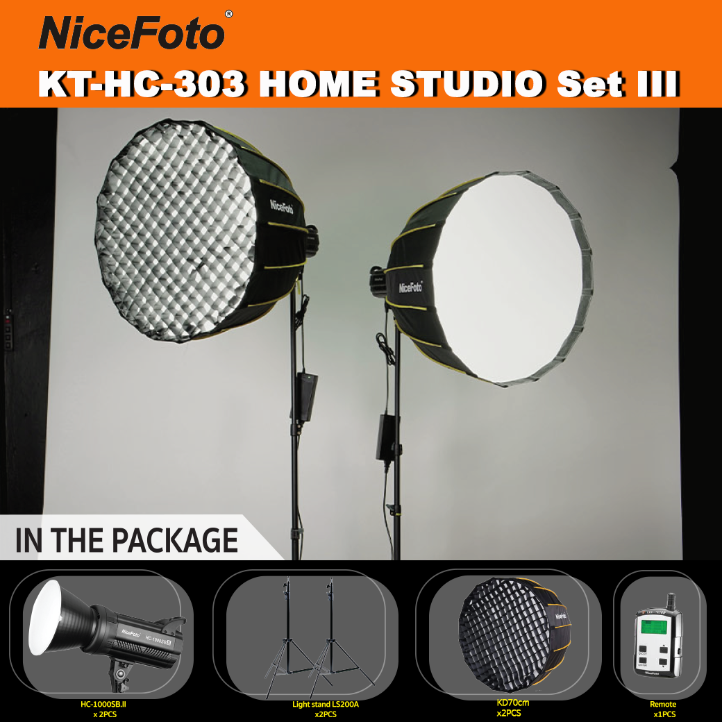 NiceFoto KT-HC-303 HOME STUDIO Set III