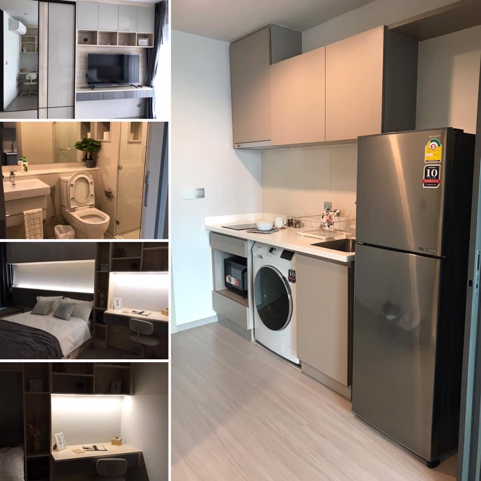 ให้เช่าคอนโด Life Ladprao (ไลฟ์ ลาดพร้าว) (มี 2 ห้อง โทนสีอ่อน&โทนสีเข้ม) ห้องสตูดิโอ 26 ตรม.