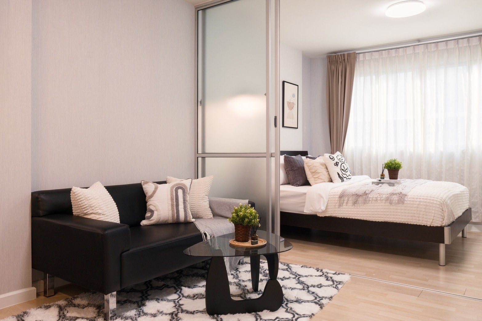 ✨ ขายด่วน! dcondo Ram Intra (ดีคอนโด รามอินทรา) 1 ห้องนอน 1 ห้องน้ำ, ครัวแยก ขนาด 30 ตรม. ชั้น 3 ตึก D ระเบียงทิศใต้ 🌿