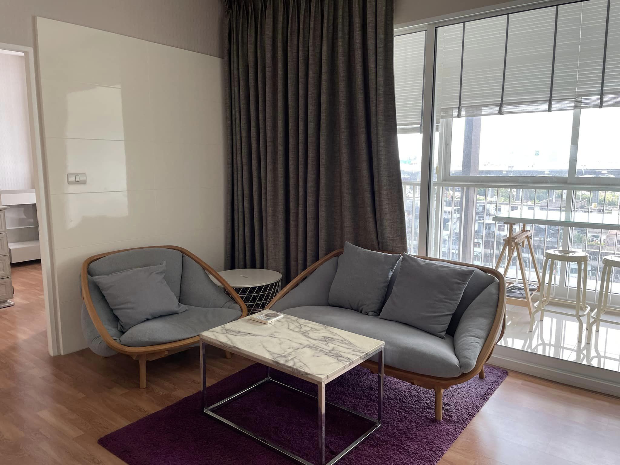 ให้เช่าคอนโด ติด BTS บางนาโครงการ The Coast Bangkok (เดอะ โคสต์ แบงค็อก) 1 ห้องนอน 1 หองน้ำ ขนาด 44.45 ตรม