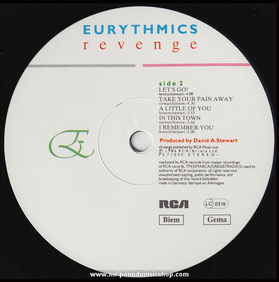 Eurythmics - Revenge