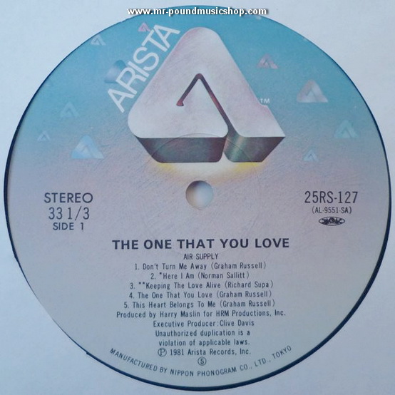 Air Supply - The One That You Love