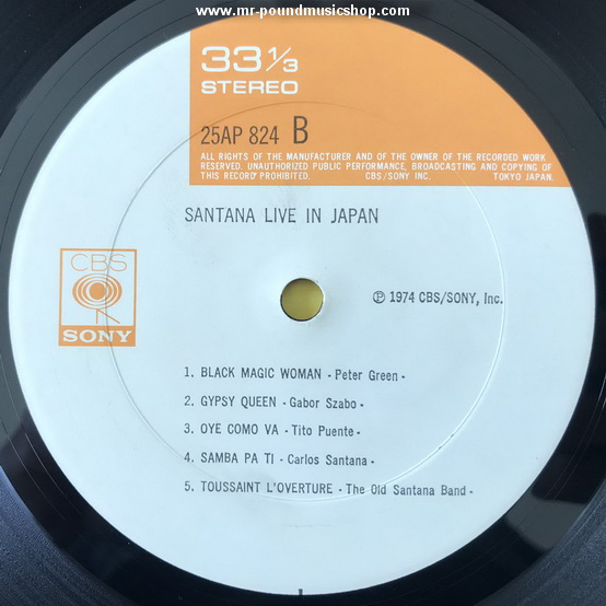 Santana - Santana Live in Japan