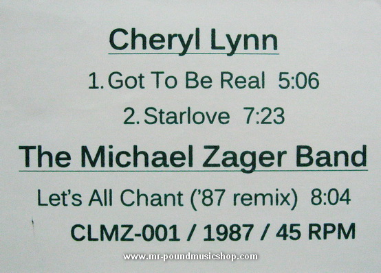 Cheryl Lenn / The Michael Zager Band - Got To Be Real / Let's All Chant