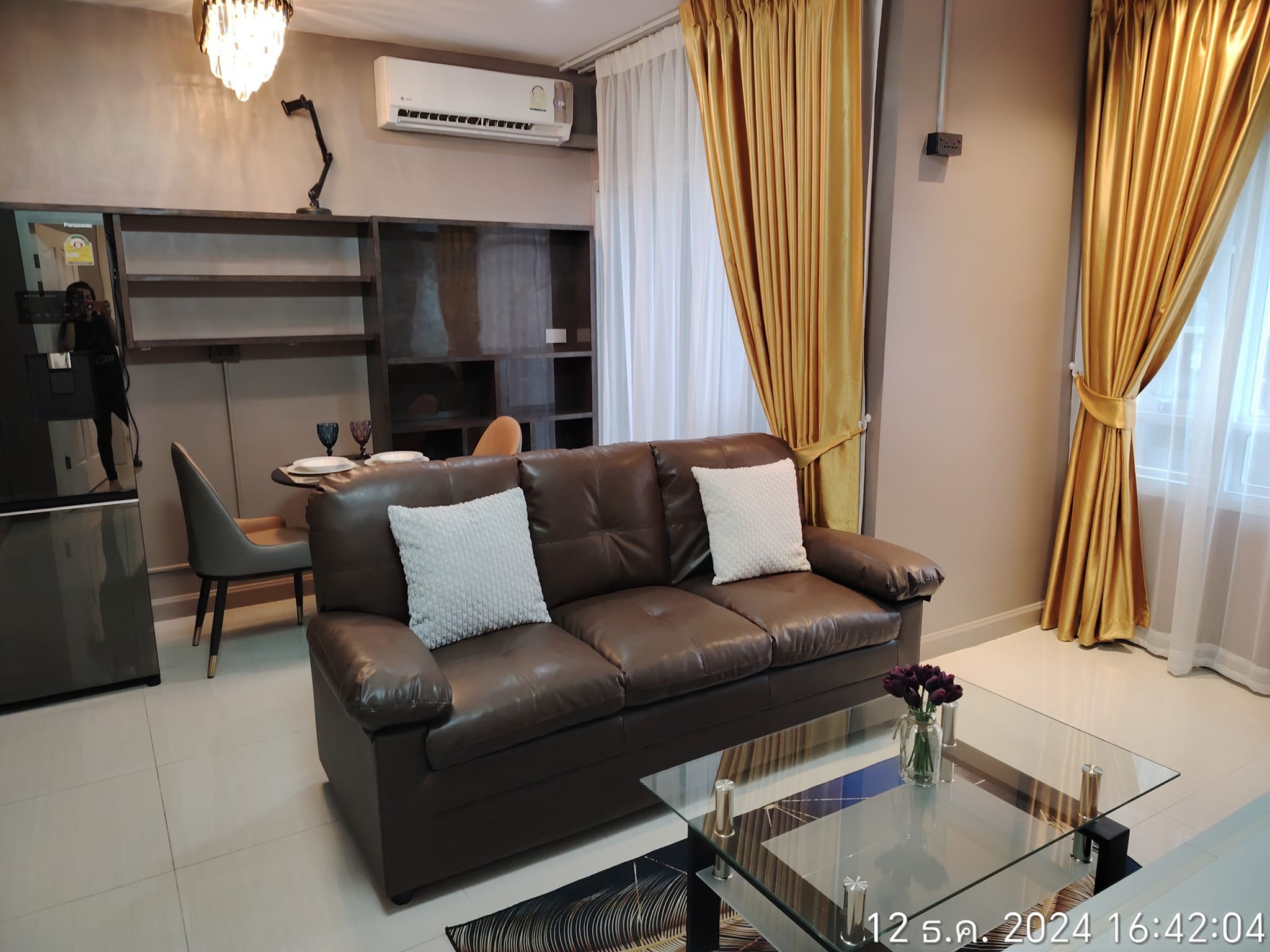 ขายคอนโด Manor Sanambinnam : แมเนอร์ สนามบินน้ำ ขนาดห้อง 39.20 ตร.ม. 1 ห้องนอน 1 ห้องน้ำ ห้องมุม ชั้น 15 วิวแม่น้ำ