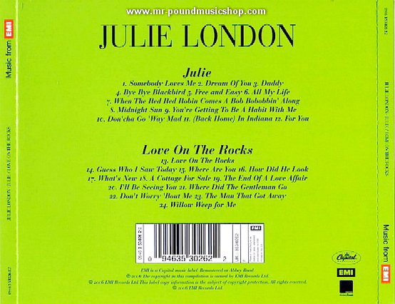 Julie London - Julie / Love On The Rocks