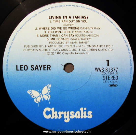 Leo Sayer - Living in A Fantasy