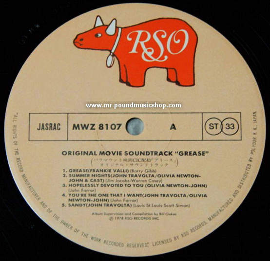 Various Artists - Grease (The Original Soundtrack From The Motion Picture)