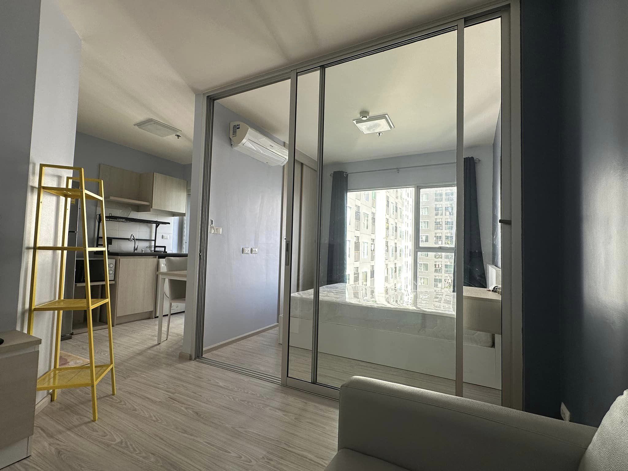 ห้เช่าคอนโด แอสปายรัตนาธิเบศร์ 2 Aspire Rattanathibet 2 แบบ 1ห้องนอน ขนาด 26 ตรม. ตึก A ชั้น 8