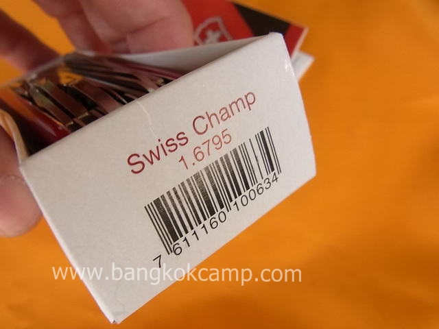 มีดพับอเนกประสงค์ Victorinox รุ่น SwissChamp แดง 33ฟังก์ชั่น Made in Switzerland ของใหม่ แท้ พร้อมกล่องและคู่มือ (1.6795)