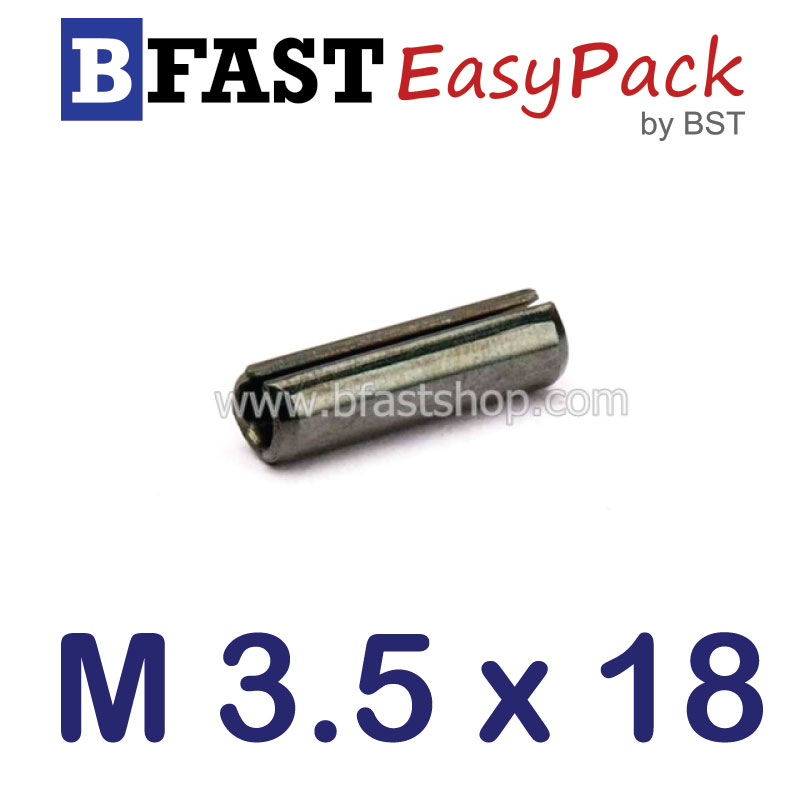 ปิ๊นตะกุด M 3.5 x 18 ( 12 ตัว/ถุง)