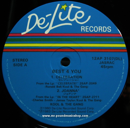 Kool & The Gang - Best 4 You - Celebration /Joanna / Tonight / Cherish