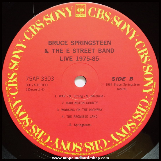 Bruce Springsteen & The E-Street Band - Live / 1975-85