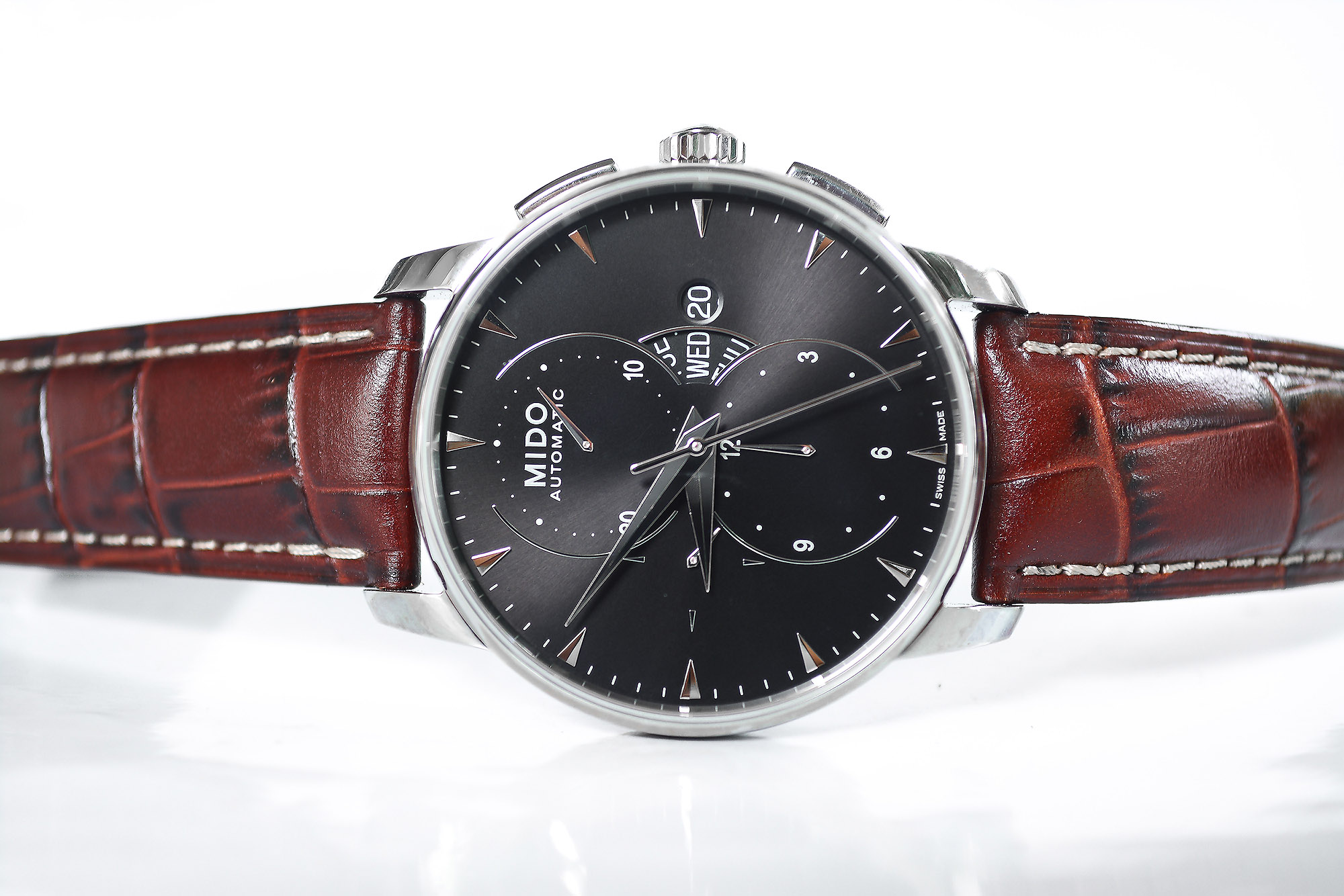NEW:Mido Baroncelli II Automatic Chronograph M8607.4.18.82