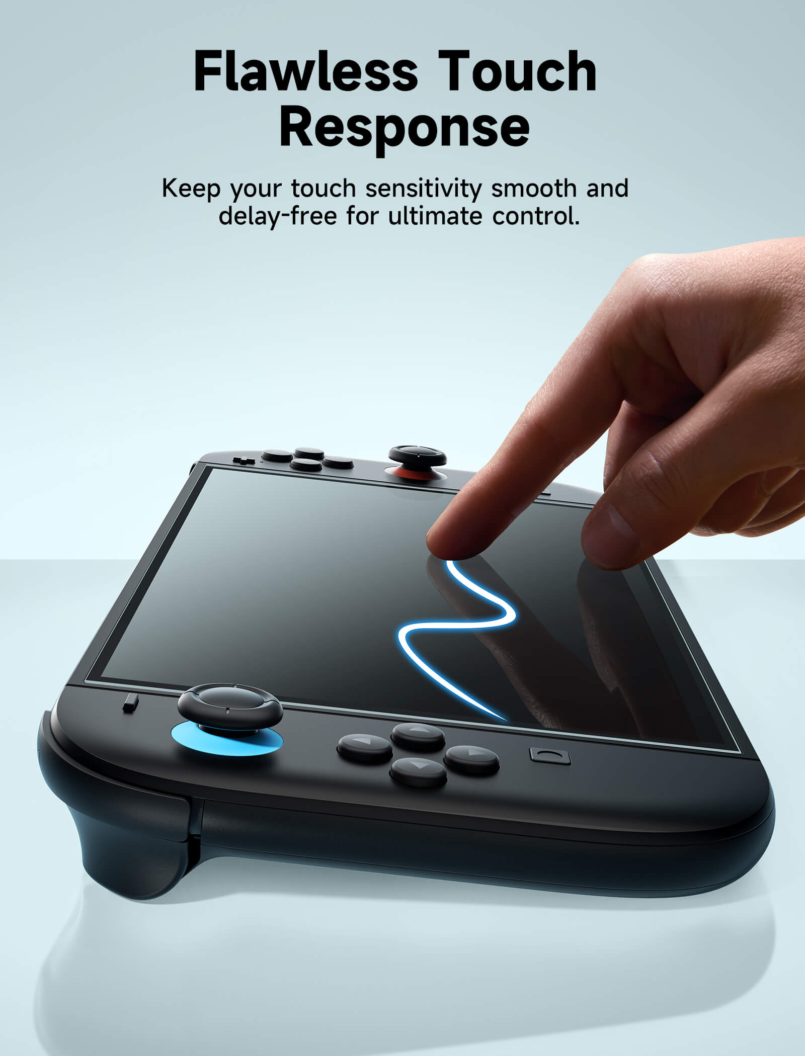 JSAUX ฟิล์มกระจกนิรภัย for Nintendo Switch 2 (รุ่นปี 2025) แพ็ค 2 แผ่น พร้อมกรอบติดตั้ง