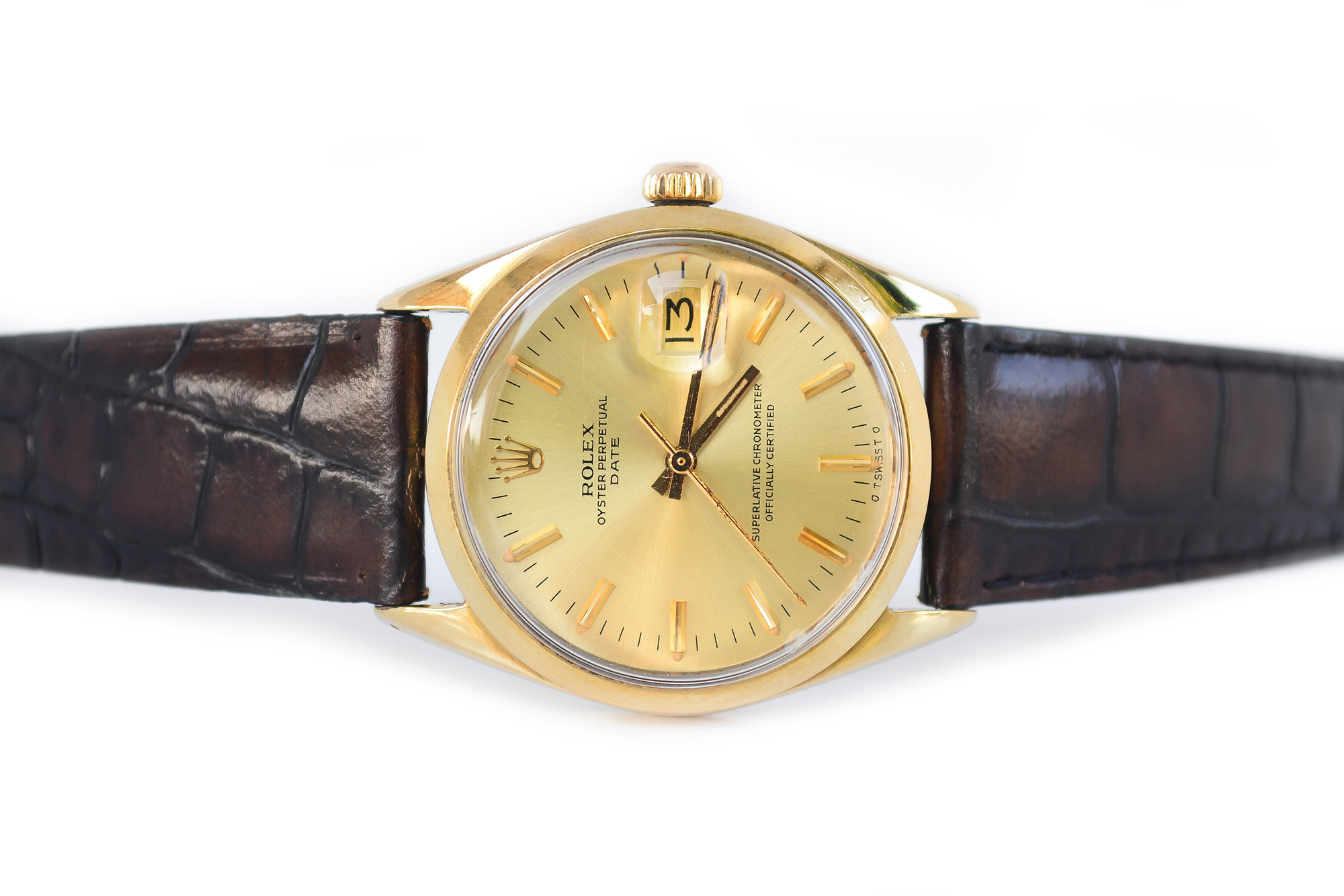 Rolex Oyster Perpetual Date Automatic Man Size 18K