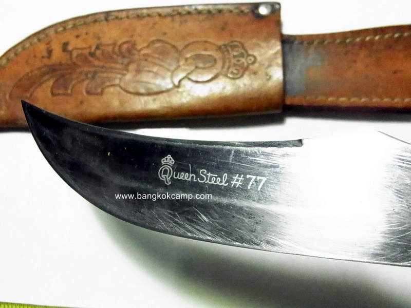 มีดพกอังกฤษ Queen Steel #77 Made in ENGLAND เก่าเก็บ (Vintage solingen knife) สภาพสมบูรณ์ หายาก