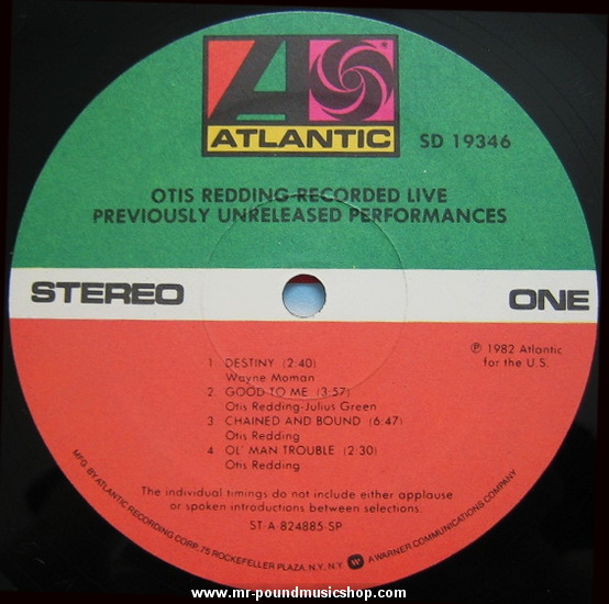 Otis Redding - Recorded Live (Previously Unreleased Performances)