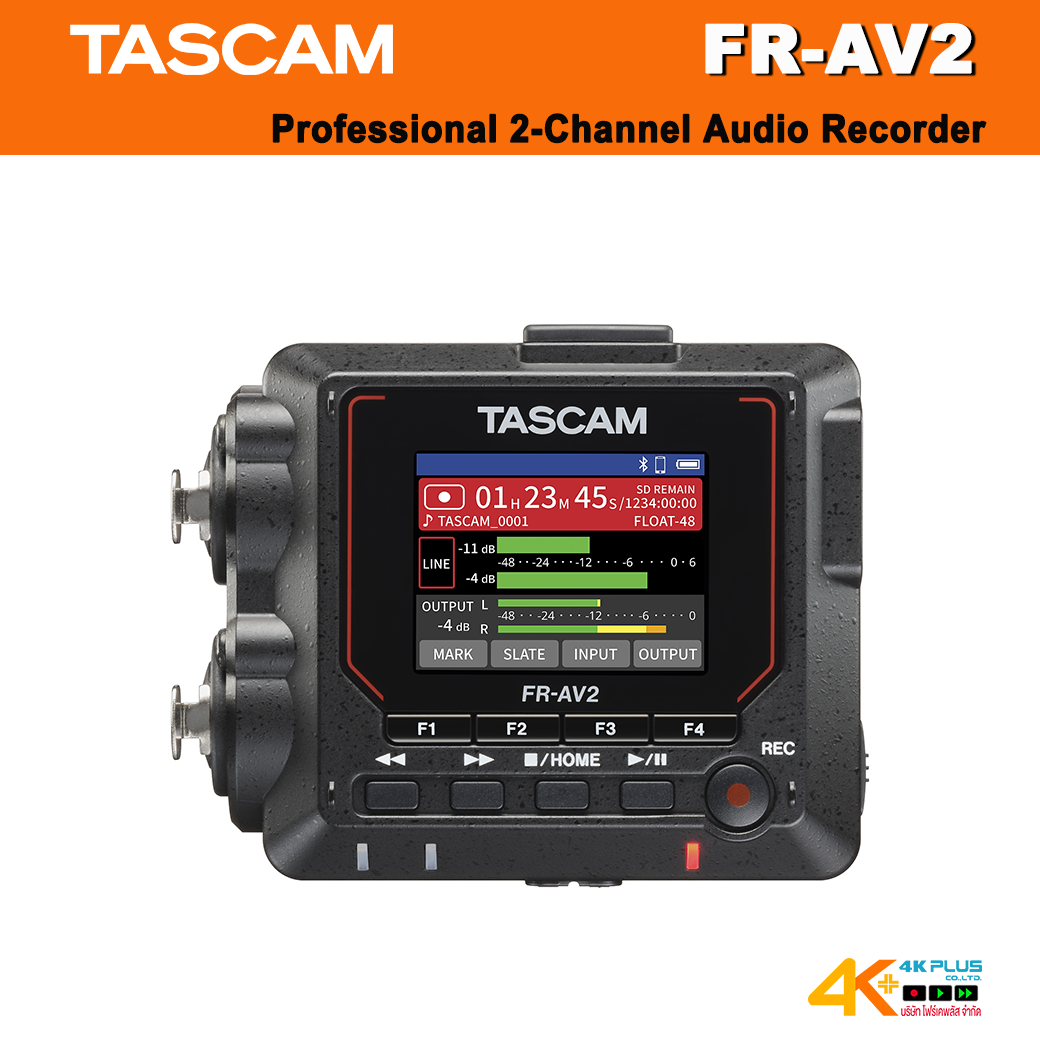 TASCAM FR-AV2 Professional 2-Channel Audio Recorder