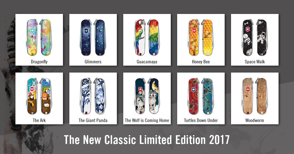 Victorinox Classic Limited Edition 2017 (10อัน ครบชุด)