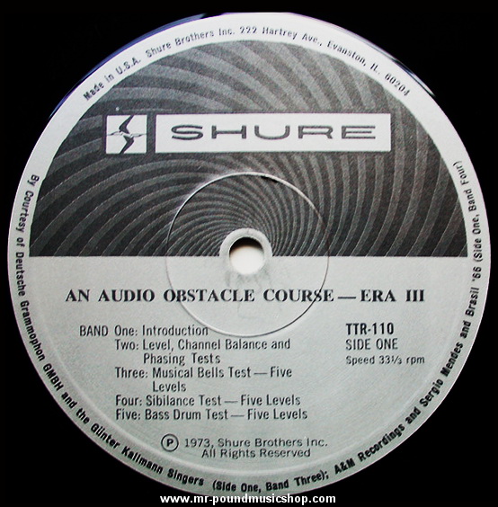 Various Artists - Audio Obstacle Course - Era III (The Shure Trackability Test Records)