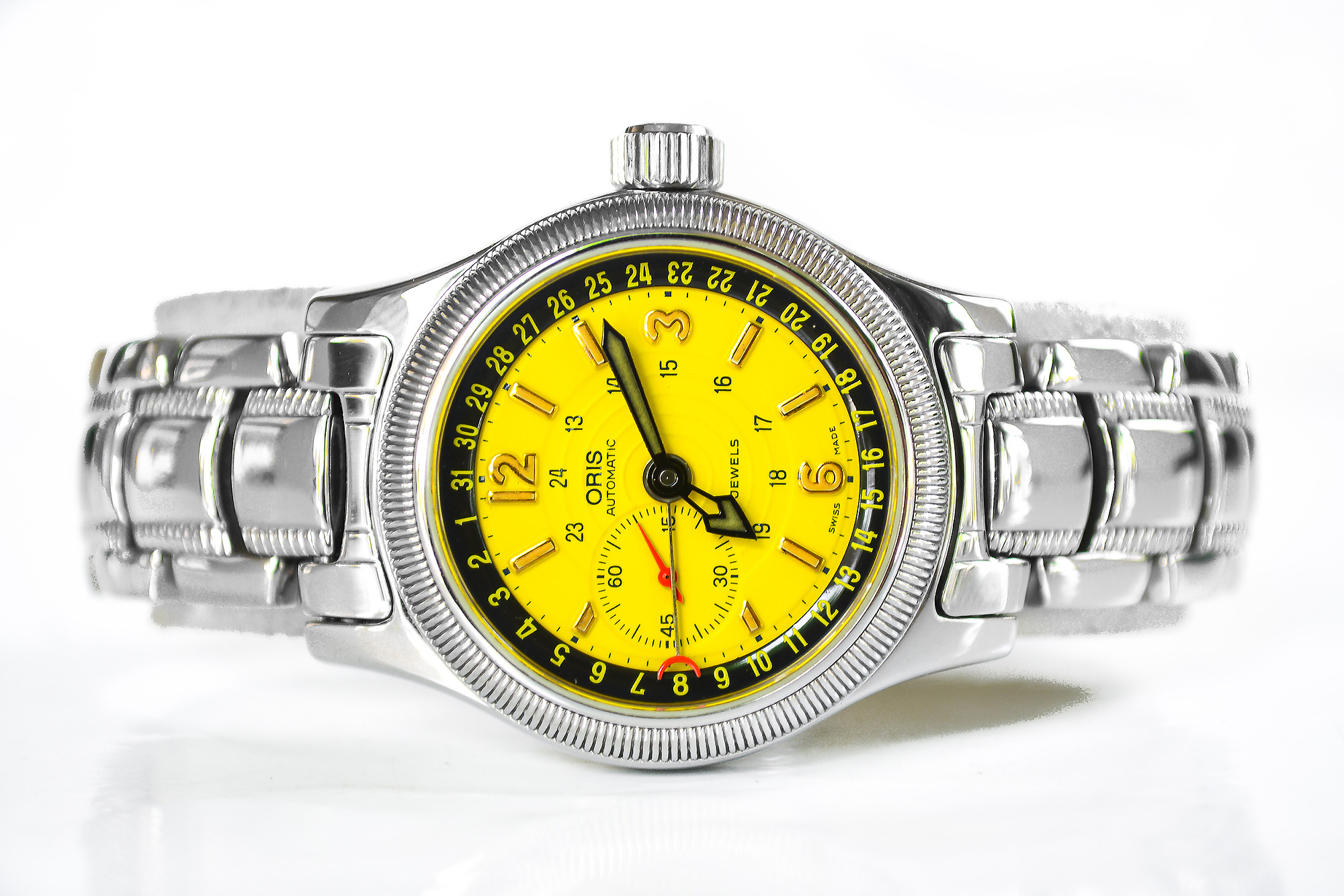 Oris Big Crown Pointer Date 2 เข็มครึ่ง หน้าเหลือง (Sold)